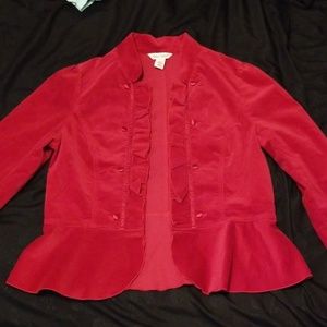 White House Black Market Red Jacket